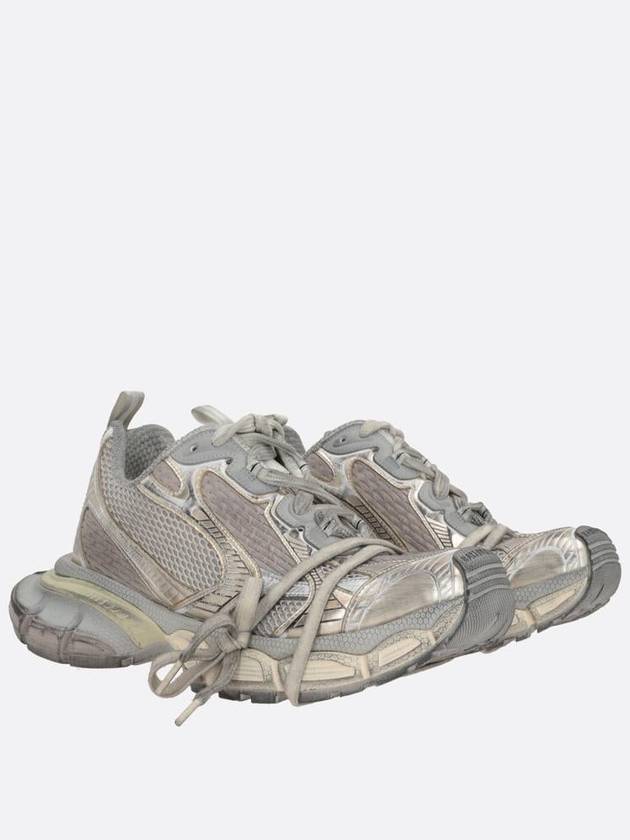 Balenciaga 3XL Mesh Panel Low Top Sneakers Grey