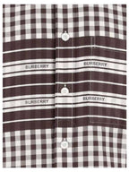 Burberry Burberry Cannelton Long Sleeve Check Cotton Poplin Shirt Size Large