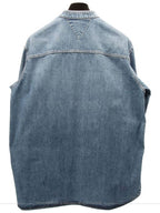 Bottega Veneta Denim China Collar Shirt 1006hv