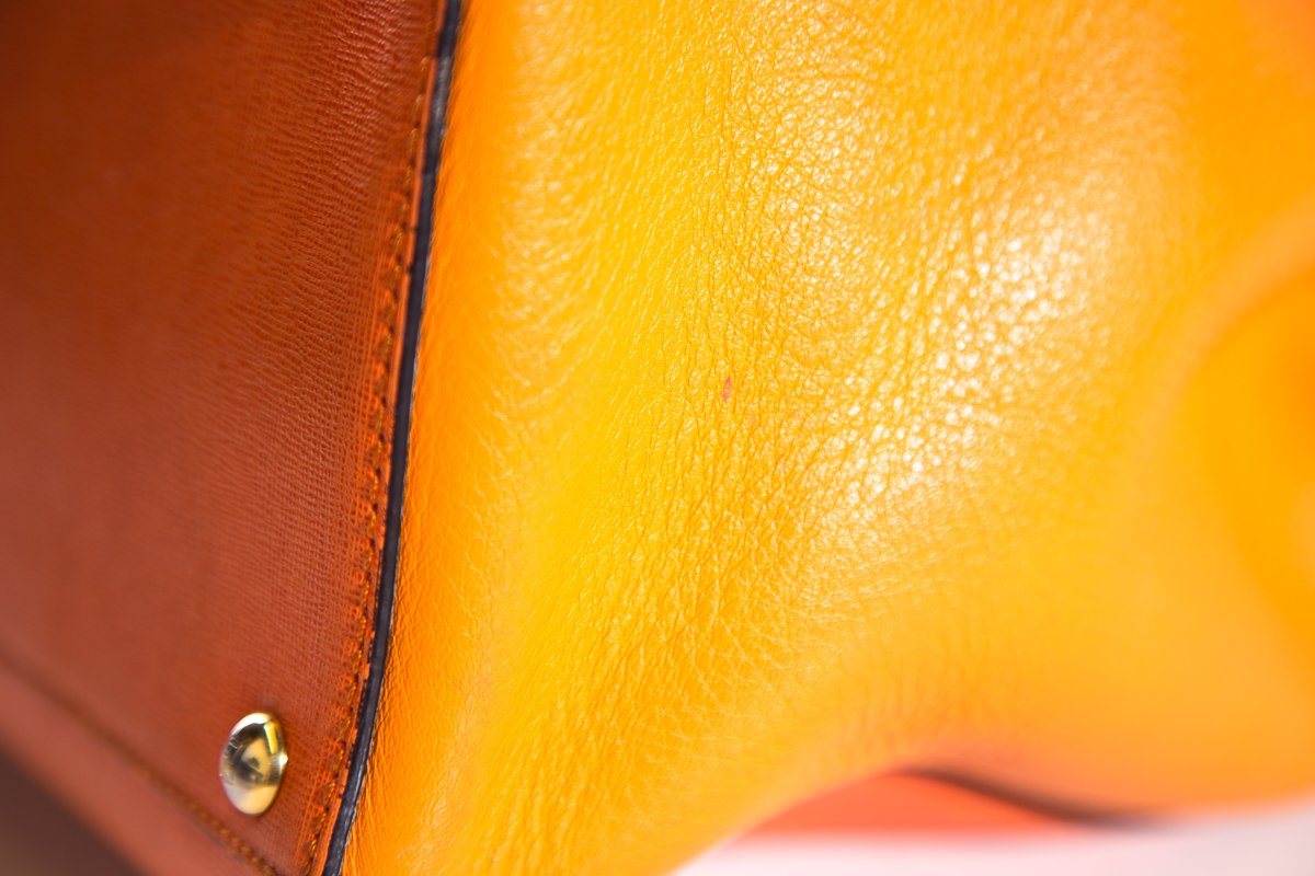 Fendi Orange Medium 2Jours Tote Bag
