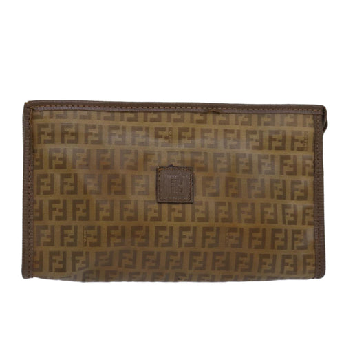 Fendi Zucca  Canvas Clutch Bag ()