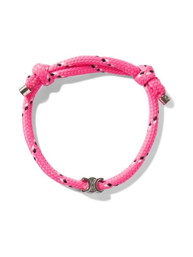 CELINE Triomphe Beach Bracelet Pink
