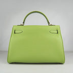 Hermes Kelly 32cm Togo Leather Handbag 6108 Green Golden