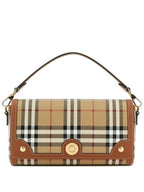 Burberry Check Shoulder Bag Beige