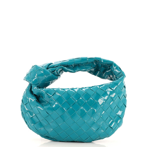 Bottega Veneta Jodie Hobo Intrecciato Patent Mini