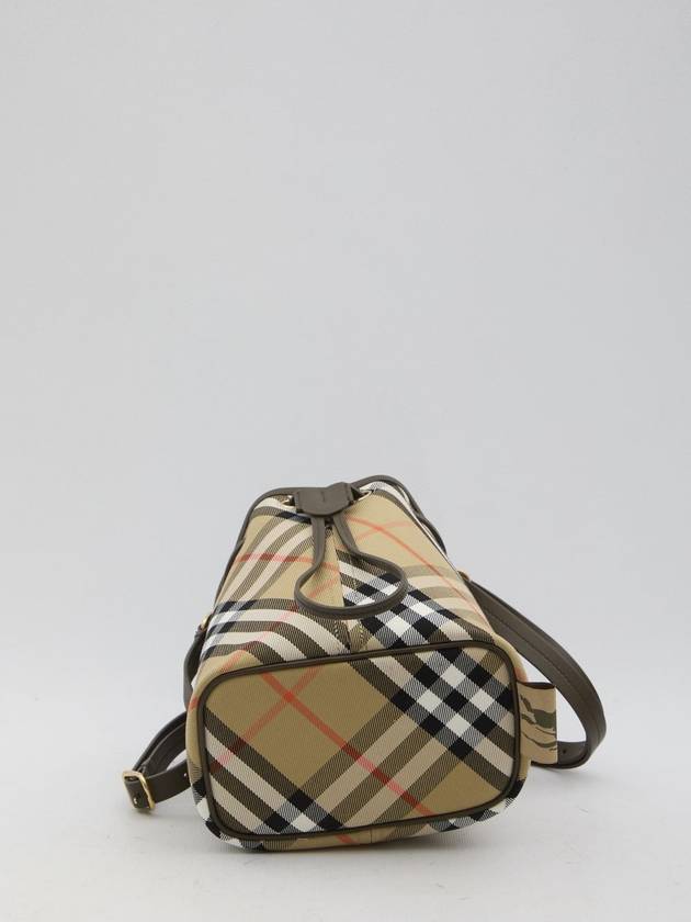 Burberry Check Bucket Bag Beige