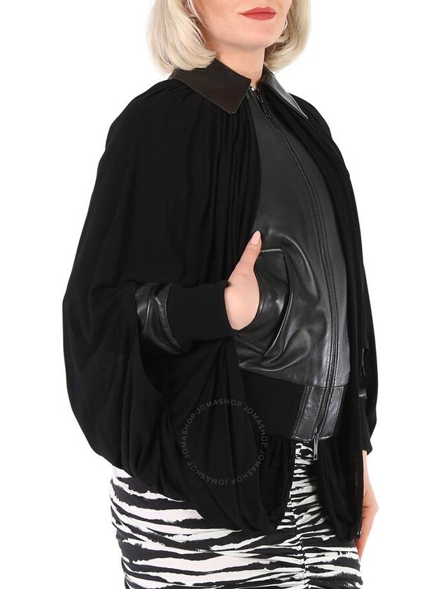 Burberry Burberry Ladies Black Cape Overlay Evening Bomber Jacket, Brand Size 2 (US Size 0)