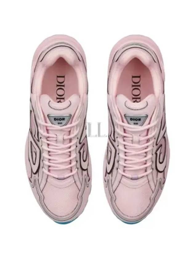 B30 CD Logo Patch Technical Fabric Low Top Sneakers Pink Dior