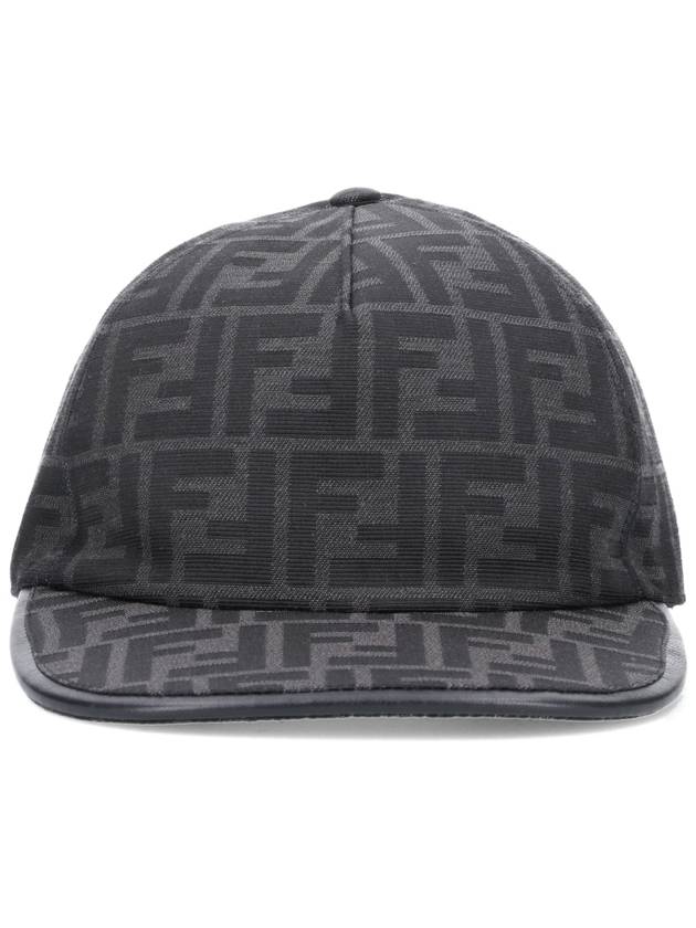 Fendi FF Monogram Ball Cap Black
