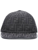 Fendi FF Monogram Ball Cap Black
