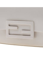 Fendi Baguette Phone Pouch Cross Bag White