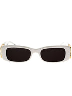 Balenciaga Eyewear BB Decorated Rectangular Frame Sunglasses BB0096S
