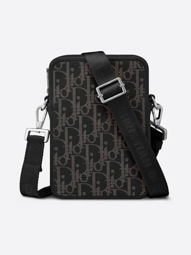 Homme Oblique World Tour Messenger Bag Black Dior