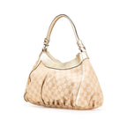 Gucci Abbey GG Canvas Leather Shoulder Bag