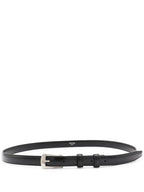 CELINE BC-02 18mm Leather Belt Black