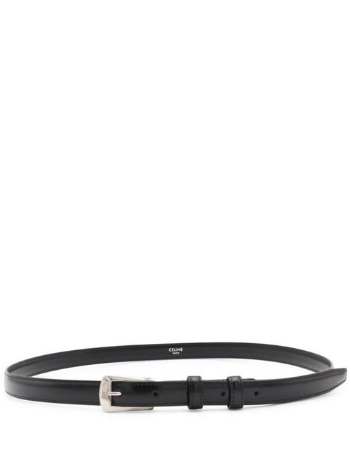 CELINE BC-02 18mm Leather Belt Black