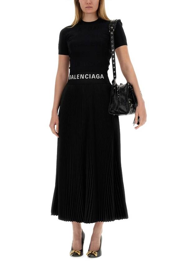 Balenciaga short skirt 5930002 790581 TQO30 1000 BLACK