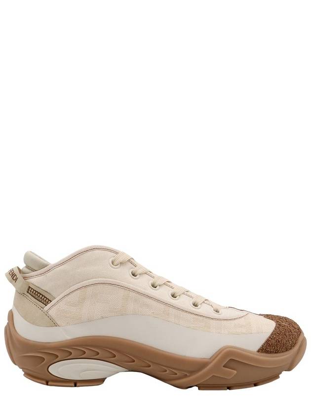 Fendi Lab Low Top Sneakers Beige