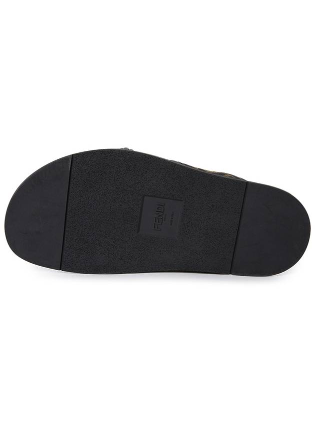 Fendi FF Logo Slipper Brown