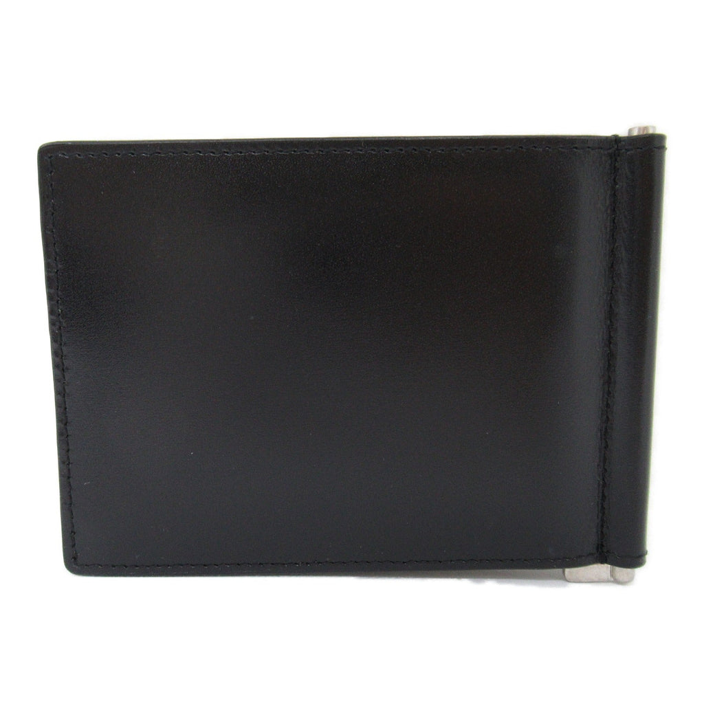 Saint Laurent SAINT LAURENT Double Fold Wallet Double Folded Wallet Leather  Black 4856300SX0E1000