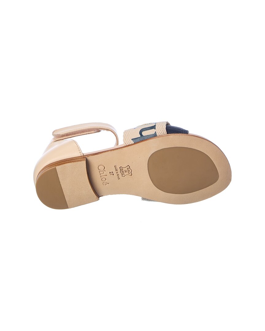 Chloe Woody Leather Sandal