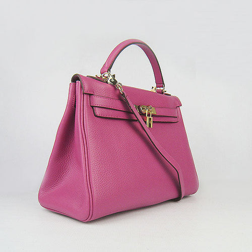 Hermes Kelly 32cm Togo Leather Handbag 6108 Peach Golden