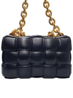 Bottega Veneta 631421 Padded cassette gold chain shoulder bag