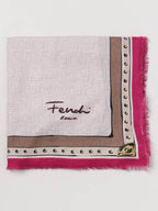 Fendi Wool Silk Shawl Scarf
