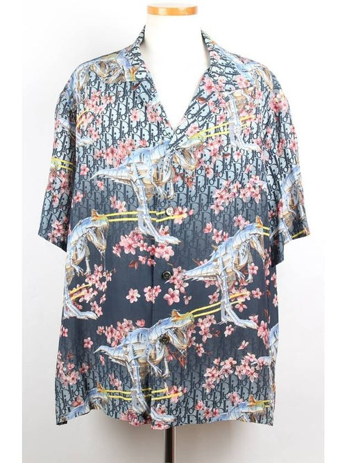 Oblique flower silk shirt 41 100 105 Dior