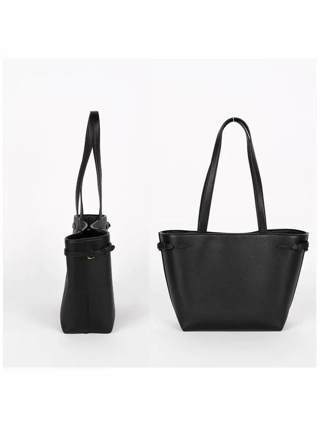 CELINE Cabas Anais Small Grain Calfskin Tote Bag Black