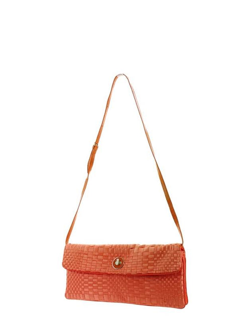 Bottega Veneta Canvas Vintage Clutch Shoulder Bag