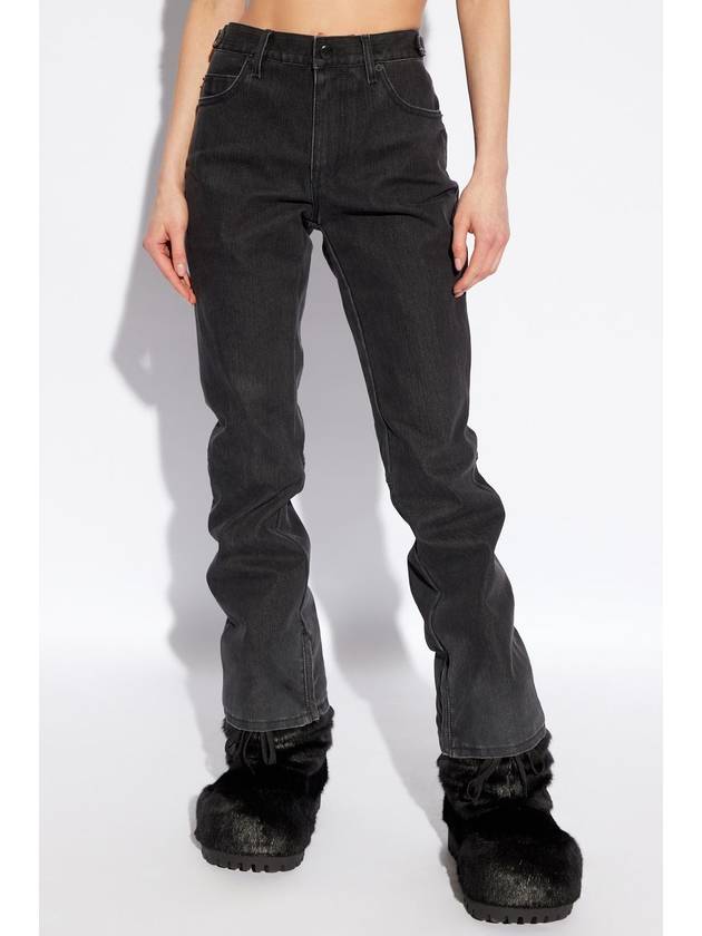 Balenciaga Denim Straight Pants 777211TPW598195 WASHED BLACK RING