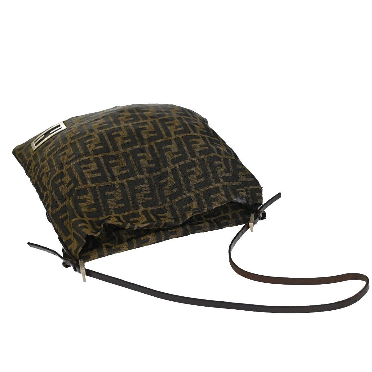 Fendi Zucca  Canvas Shoulder Bag ()