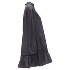 Christian Dior silk lace trim collar skirt muumuu dress