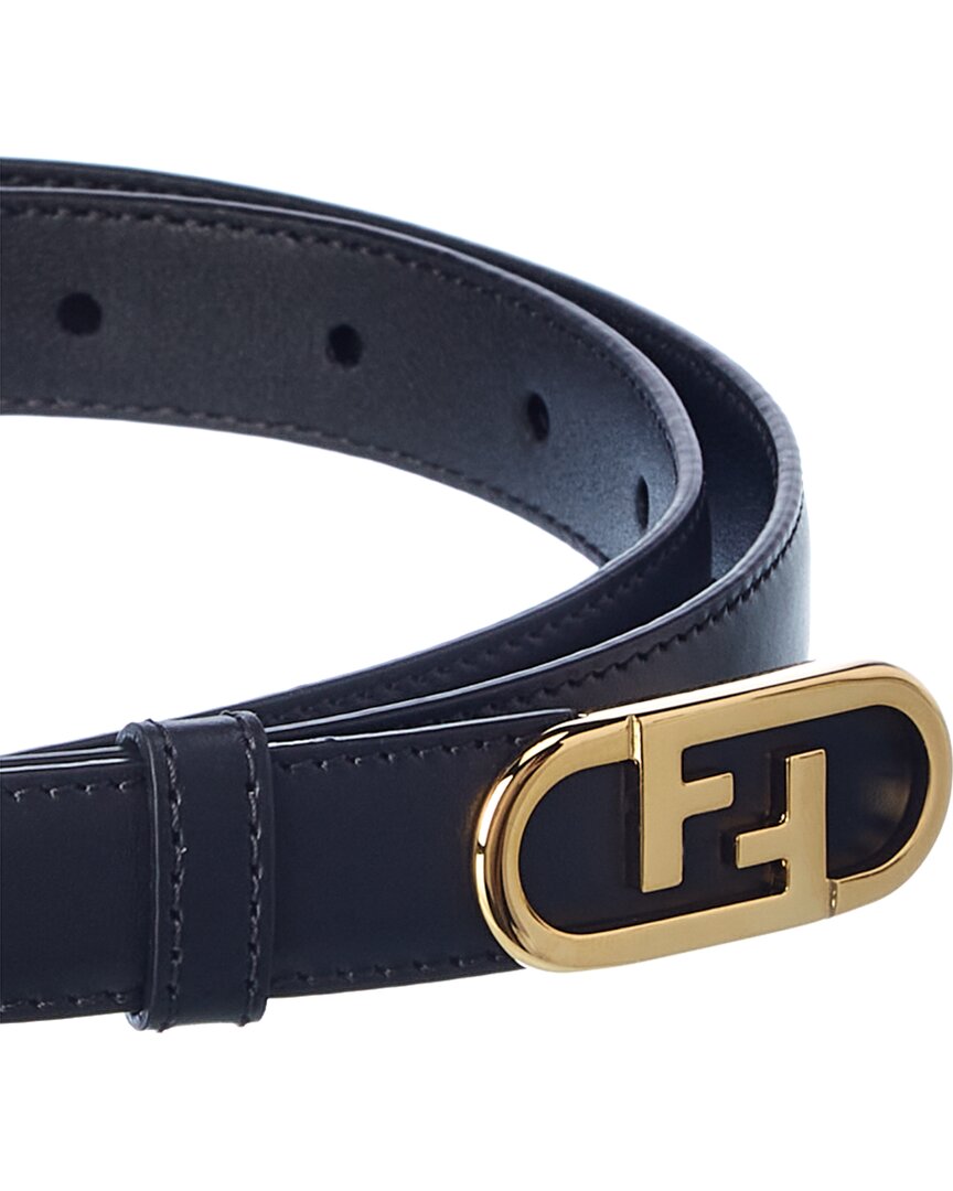 FENDI FF Motif Leather Belt