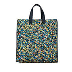 Fendi  Navy Nylon Leather Handbag Tote Bag ()
