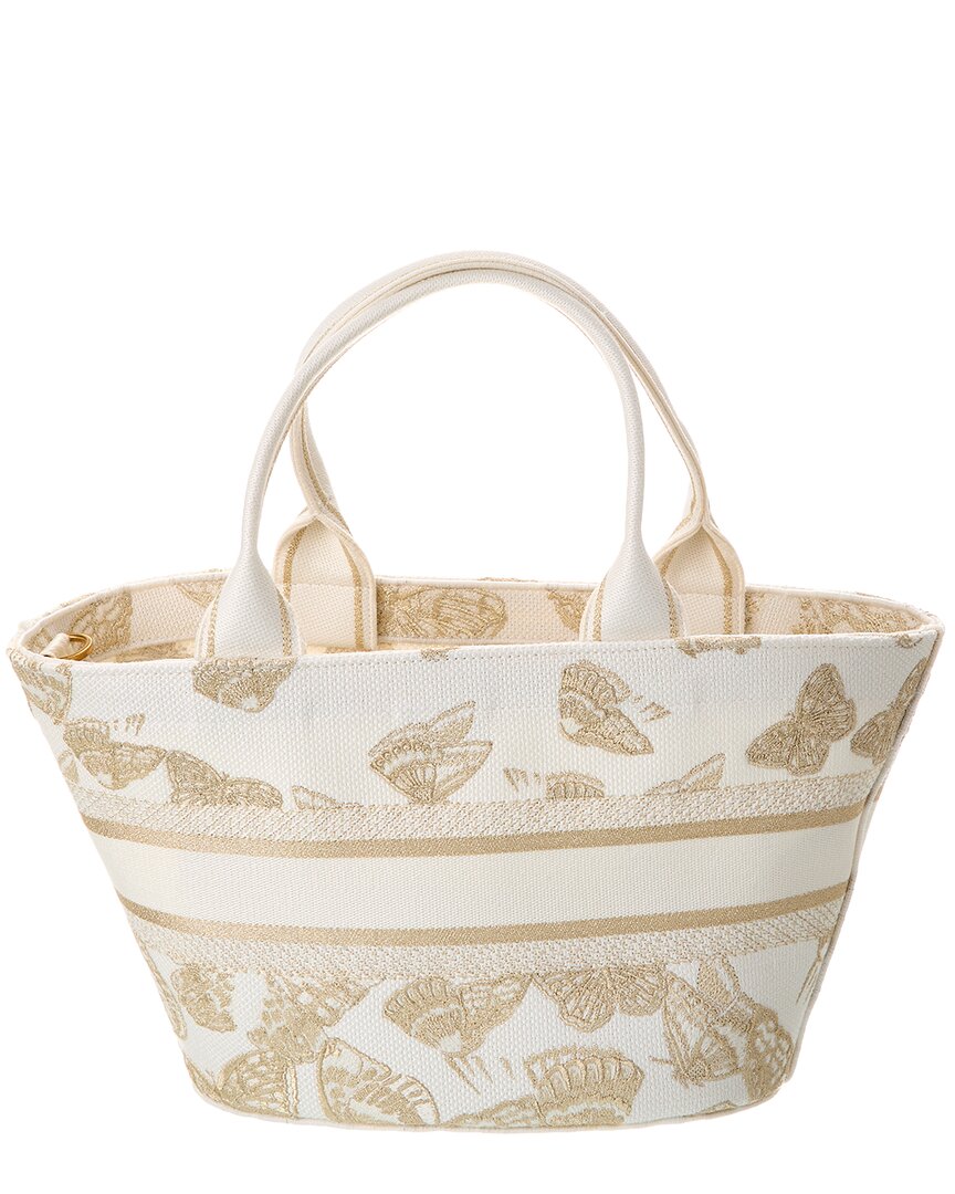 Dior Hat Canvas Basket Bag