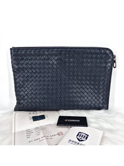 Bottega Veneta Document Intrecciato Clutch Bag
