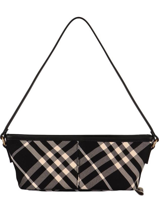 Burberry Check Mini Shoulder Bag Black