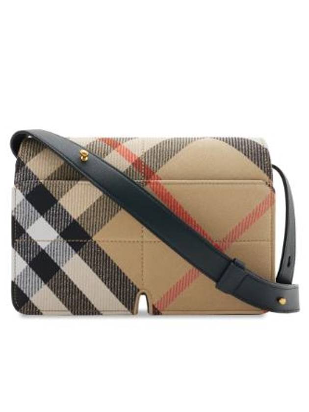 Burberry Snip Check Shoulder Bag Sand