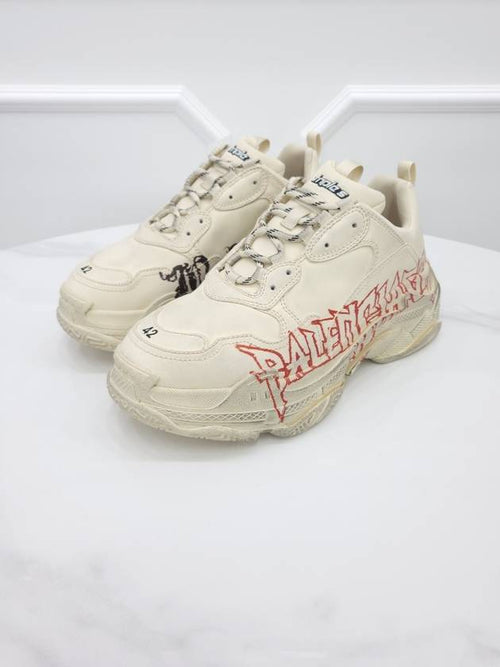 Balenciaga DIY Triple S Metal White Black 42