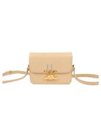 CELINE Classique Triomphe Shiny Calfskin Shoulder Bag Pollen