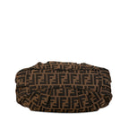 Fendi Zucca Miyakeen Handbag 8BR615 Brown Canvas Leather  Fendi