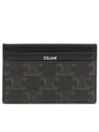 CELINE Triomphe Card Wallet Black