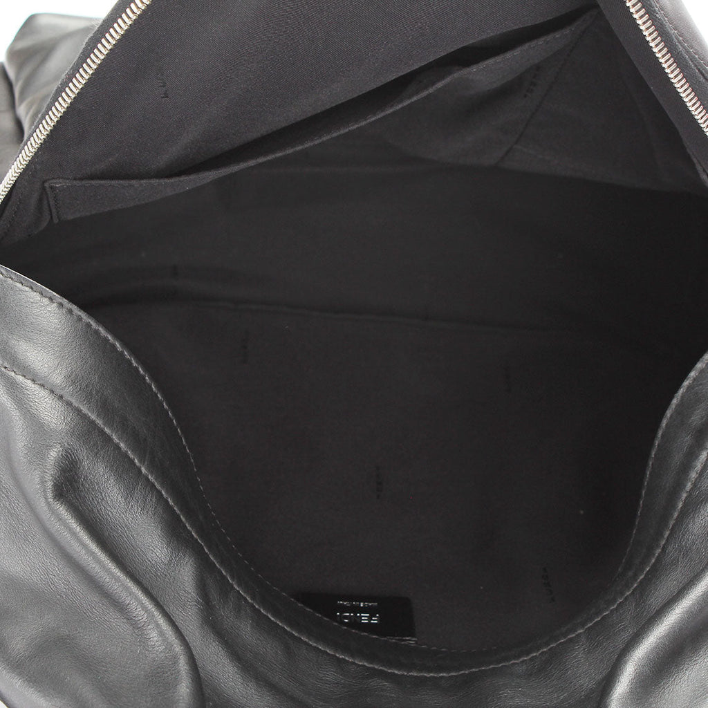 Fendi Shearling Emoticon Nylon Backpack - '10s