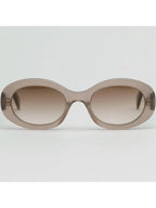 CELINE Eyewear Triomphe Logo Temple Sunglasses Brown
