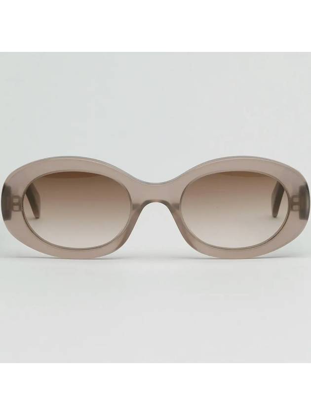 CELINE Eyewear Triomphe Logo Temple Sunglasses Brown