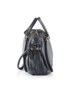Chloe Blue Leather Paraty Shoulder Bag