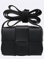 Bottega Veneta 666688 Black color candy cassette mini cross bag