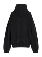 Balenciaga sample sticker round hood oversized black